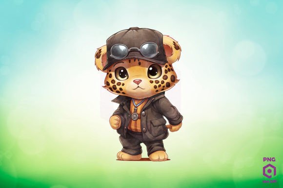 Download Detective Leopard Clipart PNG - Art Collection