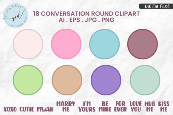 Download 18 Conversation Round Clipart - Art Collection