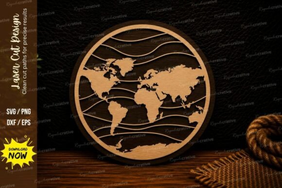 Download World Map Travel Adventure Wall Decor - World Collection