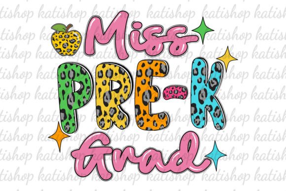 Download Miss Pre-K Grad Leopard Png Sublimation - Leopard png Collection