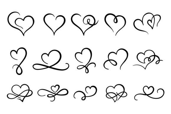 Download Love Hearts Flourish - Art Collection