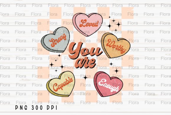 Download Valentine Conversation Hearts Retro PNG - Art Collection