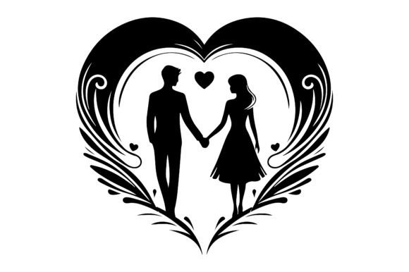 Download About Couple Heart Shape SVG Design - Art Collection