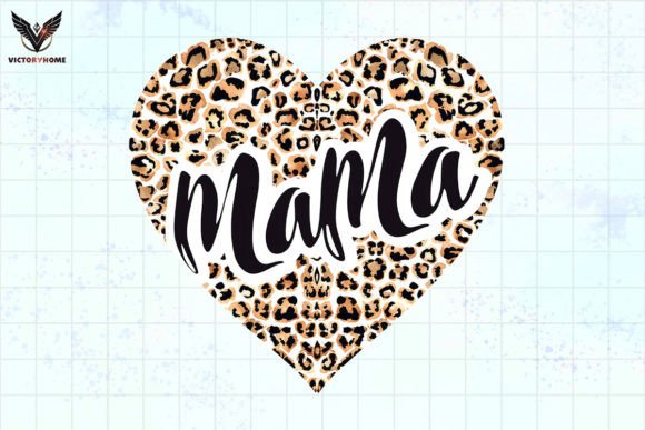 Download Mama Heart Leopard Clipart PNG - Art Collection