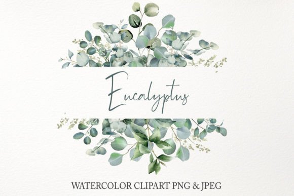 Download Eucalyptus Border Frame Clipart PNG - Art Collection