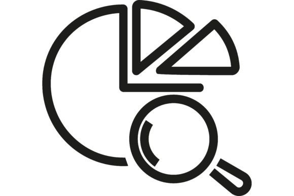 Download Competitive Search Line Icon. Pie Chart, - Art Collection
