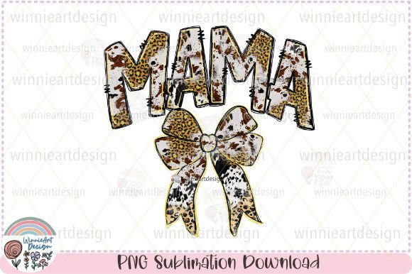 Download Mama Coquette Bow Cow Print Leopard PNG - Leopard png Collection
