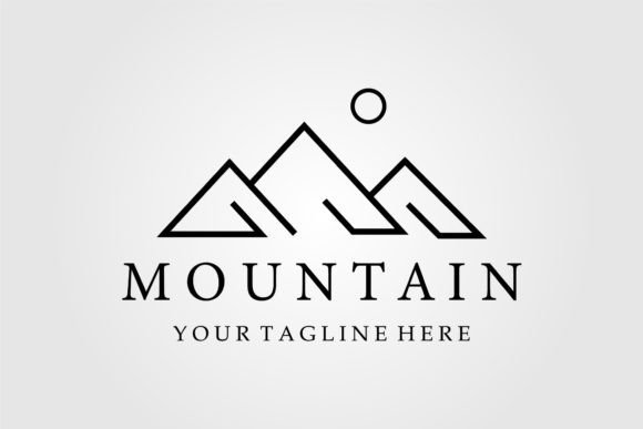 Download Mountain Logo Line Art, Icon and Symbol - Art Collection
