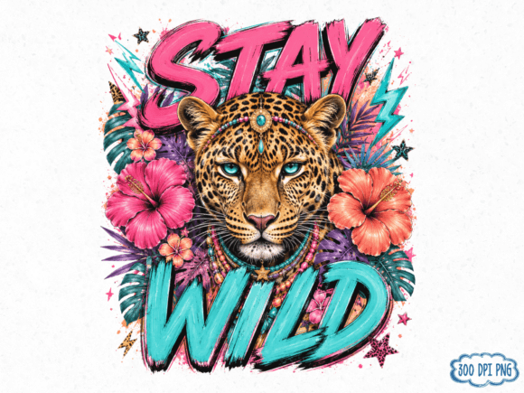 Download Stay Wild Leopard PNG, Tropical Animal - Leopard png Collection