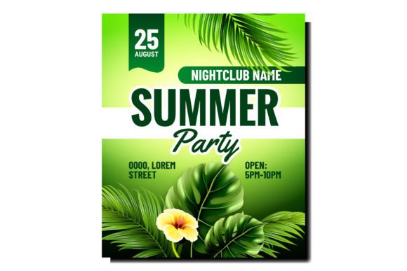 Download Nightclub Summer Party Promotion Poster - Art Collection