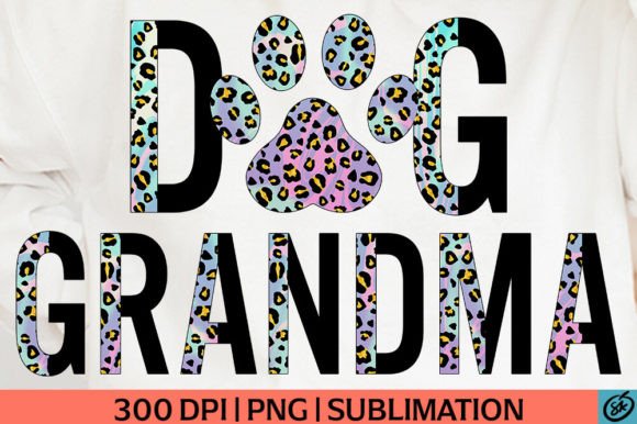 Download Dog Grandma Half Leopard PNG Sublimation - Leopard png Collection