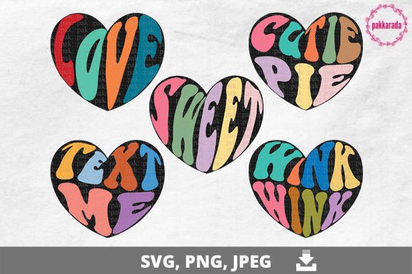 Download Valentines Conversation Hearts - Art Collection