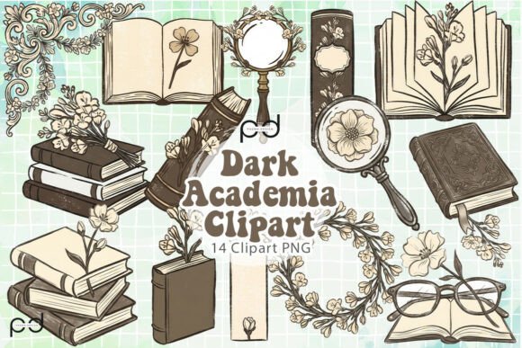 Download Dark Academia Clipart Graphics - Art Collection