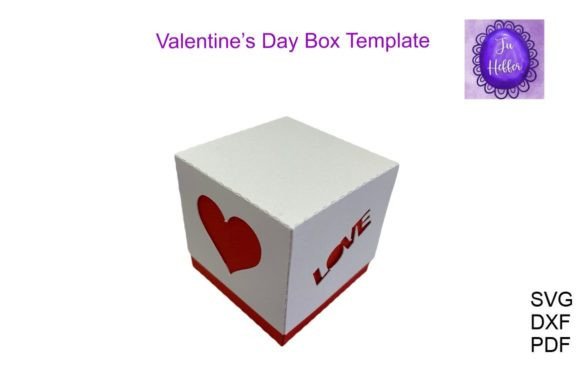 Download SVG Valentine's Day Cube Heart Box - Art Collection