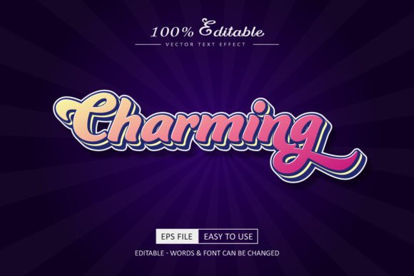 Download Charming Text Effect Font Style - Font Collection