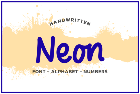 Download Neon Blue Font Aplhabet - Font Collection