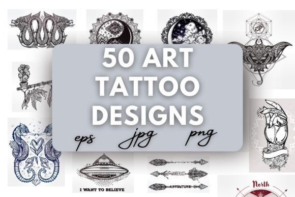 Download 50 Creative Art Tattoo Design - Art Collection