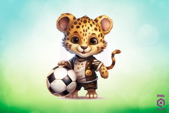 Download Football Player Leopard Clipart PNG - Art Collection