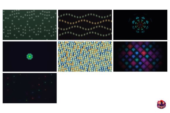 Download Neon Heart Tunnel + 8 Geometric 4K Backgrounds - Art Collection
