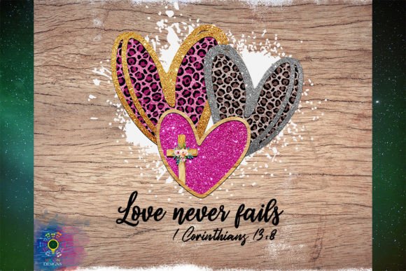 Download Love Never Fails Leopard Png Sublimation - Leopard png Collection