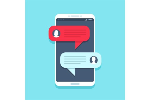 Download Chat Message on Smartphone - Art Collection